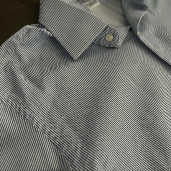 Brooks Brothers Pin Stripes Classic Button Down dress shirt Makers & Merchants - Picture 3 of 11